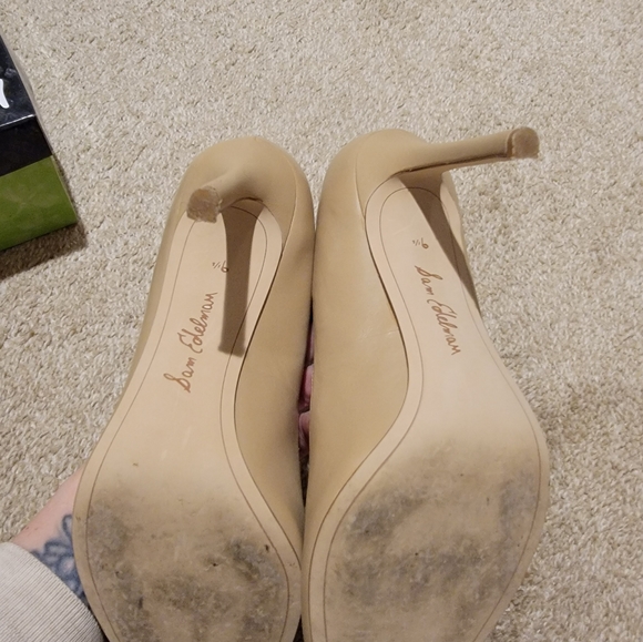 Sam Edelman Nude Heels sz 9.5 - Picture 4 of 4